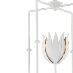 Подвесной светильник белый c абажуром в виде цветка тюльпана White Tulips варинант исполнения - 1 | Loft Concept в Краснодаре
