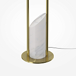 Напольный торшер светодионый золотой Lumen Duo варинант исполнения - 4 | Loft Concept в Краснодаре