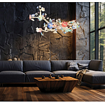 Люстра с цветочным декором Miscellaneous herbs варинант исполнения - 5 | Loft Concept в Краснодаре