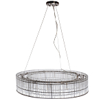 Подвесная люстра в форме круга Light Source Antique Nickel варинант исполнения - 1 | Loft Concept в Краснодаре