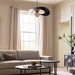 Люстра круглая с 2-мя металлическими абажурами Andromeda варинант исполнения - 6 | Loft Concept в Краснодаре