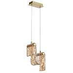 Подвесной светильник волнистой формы из фактурного стекла Wave варинант исполнения - 1 | Loft Concept в Краснодаре