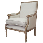 Кресло William Classical Armchair beige flax варинант исполнения - 3 | Loft Concept в Краснодаре