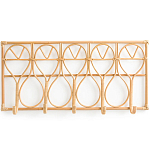 Настенная вешалка из ротанга Wila Wall Hanger L варинант исполнения - 3 | Loft Concept в Краснодаре