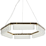 Светодиодная люстра с рельефным стеклом ICE GLASS 70 варинант исполнения - 1 | Loft Concept в Краснодаре