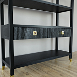 Стеллаж с двумя ящиками Elsa Dreams Black варинант исполнения - 2 | Loft Concept в Краснодаре