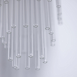 Бра с круглым основанием и длинными прозрачныи стеклянными трубками Nembus варинант исполнения - 6 | Loft Concept в Краснодаре