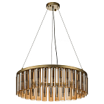 Люстра со стеклянными цилиндрическими плафонами Luminous Cylinders Amber Round варинант исполнения - 4 | Loft Concept в Краснодаре