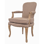 Кресло Aubrey Classical Armchair brown flax варинант исполнения - 3 | Loft Concept в Краснодаре