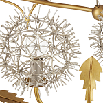 Люстра круглая с декором в виде цветков одуванчика Hanging Dandelion варинант исполнения - 1 | Loft Concept в Краснодаре