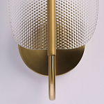 Бра с изогнутым рельефным плафоном Textured Glass варинант исполнения - 5 | Loft Concept в Краснодаре