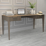 Рабочий стол коричневый с 2-мя ящиками Harper Line варинант исполнения - 2 | Loft Concept в Краснодаре