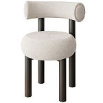 Стул с обивкой букле Pierres Grey Boucle Chair варинант исполнения - 1 | Loft Concept в Краснодаре