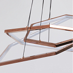 Люстра с 3-мя подвесами в виде шестиугольников Hexagon Horizontal варинант исполнения - 6 | Loft Concept в Краснодаре