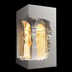 Встраиваемый в стену гипсовый светильник под покраску с колоннами и арками в античном стиле Antiquity Athena варинант исполнения - 5 | Loft Concept в Краснодаре