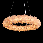 Люстра кольцевая с частичками натурального горного хрусталя Crystal Shimmer варинант исполнения - 2 | Loft Concept в Краснодаре