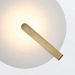 Потолочный светильник в форме плоского диска из белого матового стекла Eurofase варинант исполнения - 4 | Loft Concept в Краснодаре