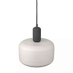 Подвесной светильник с круглым бежевым плафоном Quentin варинант исполнения - 3 | Loft Concept в Краснодаре