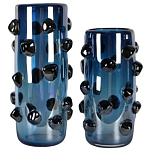 Ваза Molecule Vase Glass Blue Spheres варинант исполнения - 1 | Loft Concept в Краснодаре