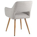 Стул в рогожке серого цвета NEASAN STOOL варинант исполнения - 4 | Loft Concept в Краснодаре