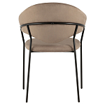 Коричневый стул с обивкой из искусственной замши Alexis варинант исполнения - 4 | Loft Concept в Краснодаре