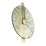 Бра с круглым стеклянным плафоном Gingham варинант исполнения - 5 | Loft Concept в Краснодаре