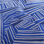 Мебельная ткань Жаккард синий принт 140 см T2-132 варинант исполнения - 1 | Loft Concept в Краснодаре