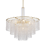 Люстра многоярусная с каскадами кристаллов Crystal Rains варинант исполнения - 1 | Loft Concept в Краснодаре