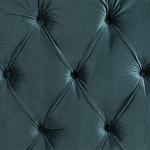 Кровать двуспальная зеленая с основанием из массива дерева с мягким изголовьем Velour Beds варинант исполнения - 2 | Loft Concept в Краснодаре