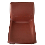 Стул коричневый из искуственной кожи на 4-х ножках Enigma Brown варинант исполнения - 3 | Loft Concept в Краснодаре