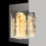 Встраиваемый в стену гипсовый светильник под покраску с колоннами и арками в античном стиле Antiquity Athena варинант исполнения - 1 | Loft Concept в Краснодаре