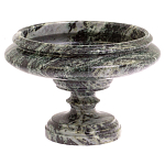 Фруктовница средняя из натурального камня Змеевик Шабровский Natural Stone Fruit Bowls варинант исполнения - 1 | Loft Concept в Краснодаре