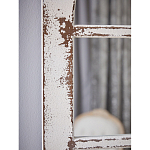 Зеркало-окно с эффектом старения в венецианском стиле Venetian White Mirror варинант исполнения - 7 | Loft Concept в Краснодаре