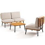 Кресло с каркасом из акации Hanley Wooden Chair варинант исполнения - 7 | Loft Concept в Краснодаре