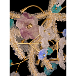 Люстра круглая с цветочным декором Miscellaneous herbs варинант исполнения - 2 | Loft Concept в Краснодаре