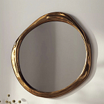 Зеркало в ассиметричной золотой раме Mirror of Aragorn варинант исполнения - 1 | Loft Concept в Краснодаре