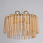 Люстра с подвесными рифлеными стеклянными трубками Nembus варинант исполнения - 4 | Loft Concept в Краснодаре