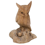 Статуэтка из дерева сова Animals of the World варинант исполнения - 5 | Loft Concept в Краснодаре