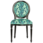 Стул из натурального бука Ikat Pattern бирюзовый варинант исполнения - 1 | Loft Concept в Краснодаре