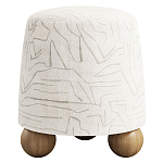 Пуф Wakonda ножки с деревянными шариками  варинант исполнения - 1 | Loft Concept в Краснодаре