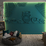 Барельеф OWLS варинант исполнения - 3 | Loft Concept в Краснодаре