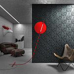 Гипсовая 3D Панель M-37 варинант исполнения - 2 | Loft Concept в Краснодаре