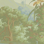 Обои ручная роспись Le Brésil Pastel варинант исполнения - 2 | Loft Concept в Краснодаре