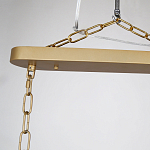 Люстра подвесная овальная со стеклянными трубками Длина 100 см Nembus варинант исполнения - 2 | Loft Concept в Краснодаре