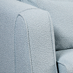 Диван Seldon с мягкими подушками голубое букле варинант исполнения - 2 | Loft Concept в Краснодаре