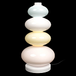 Настольная лампа из стеклянных сфер в пастельных тонах Высота 40 см Pastel Lunaria варинант исполнения - 1 | Loft Concept в Краснодаре