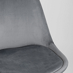 Стул с мягким велюровым сиденьем Arvika Grey варинант исполнения - 7 | Loft Concept в Краснодаре