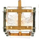 Люстра прямоугольная из толстого литого стекла Cast Glass варинант исполнения - 4 | Loft Concept в Краснодаре