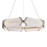 Люстра кольцевая с текстурным природным рисунком IceFlame варинант исполнения - 9 | Loft Concept в Краснодаре