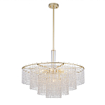 Люстра многоярусная с каскадами кристаллов Crystal Rains варинант исполнения - 3 | Loft Concept в Краснодаре